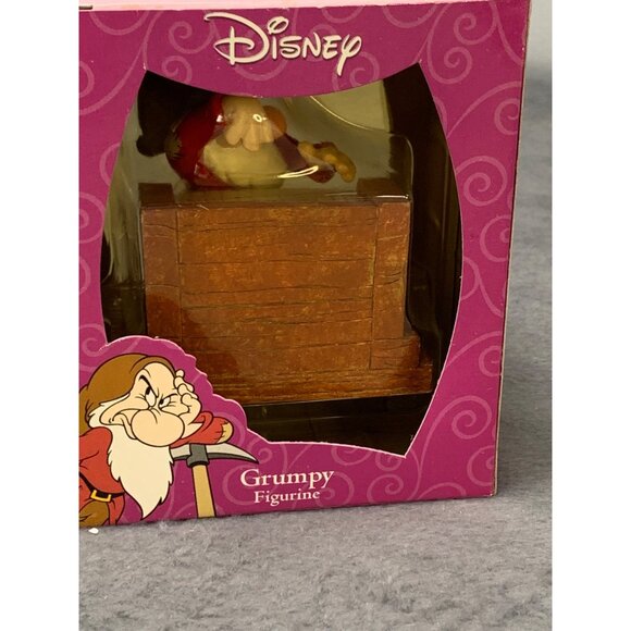 Disney Enesco Grumpy Figurine Snow Whites 65th Anniversary 1999 - Picture 4 of 6